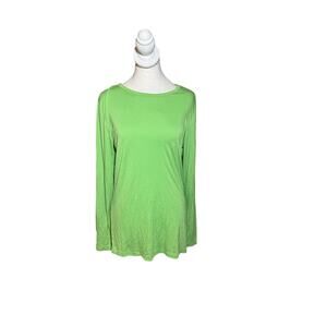 Long sleeve cozy, super soft, green shirt, size medium